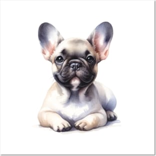 French Bulldog Watercolor - Beautiful Dog Posters and Art